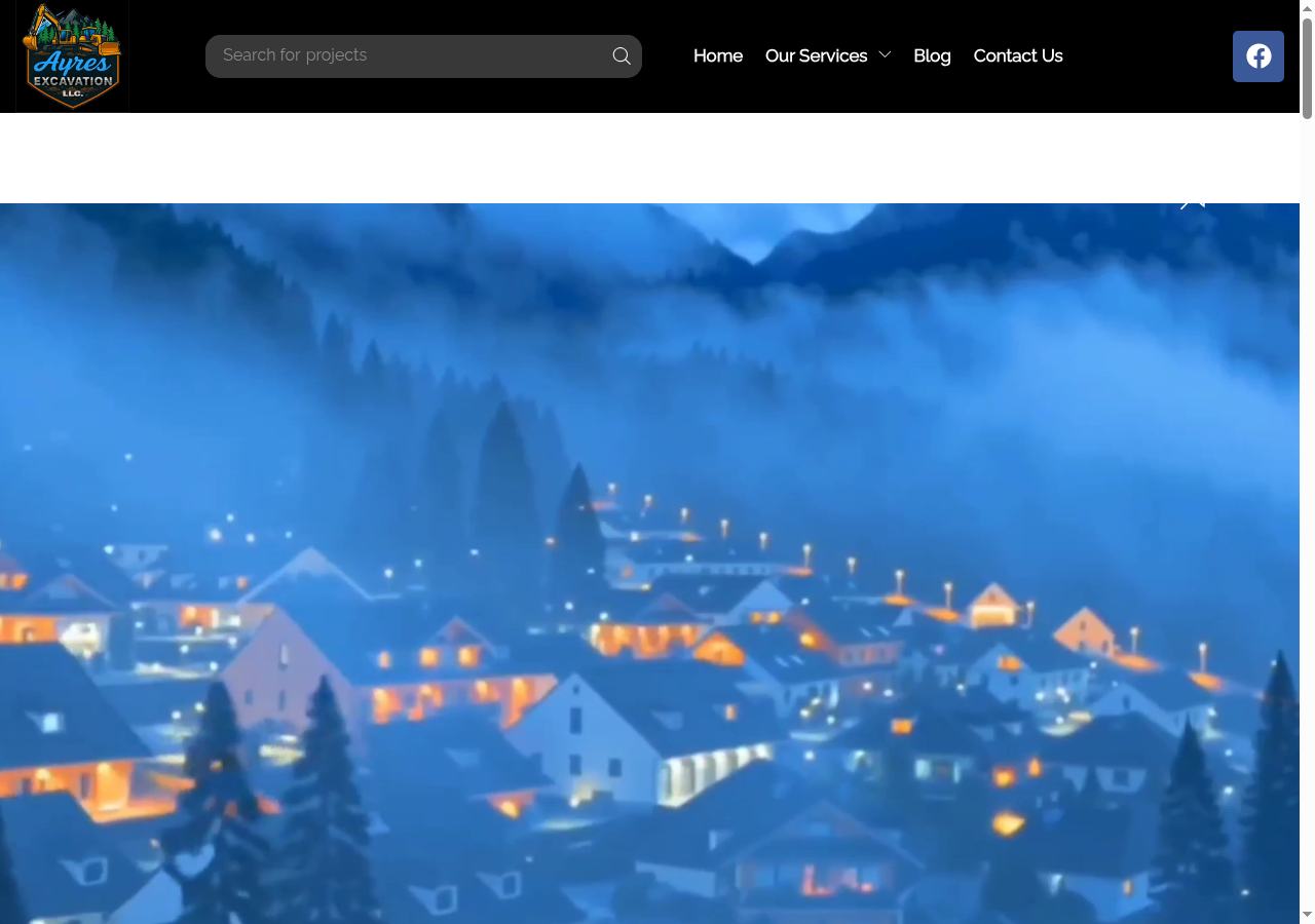 Ayres Land Management website preview